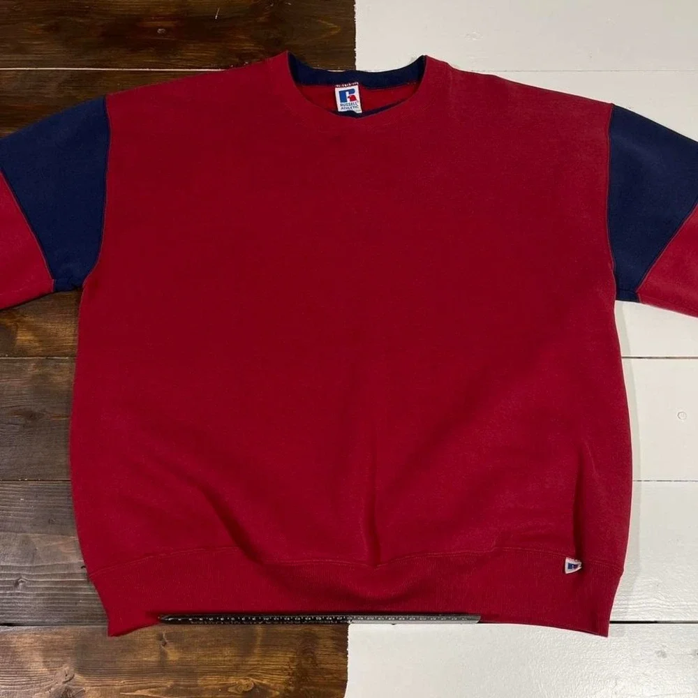 Vintage 90s‎ Russell Athletic 2 Tone Sweatshirt